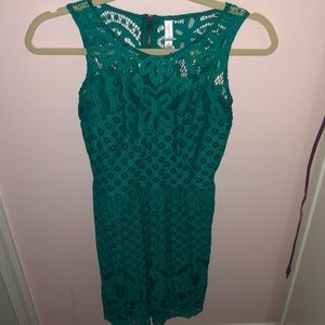 LACE DETAILED Sleeveless Skater Dress